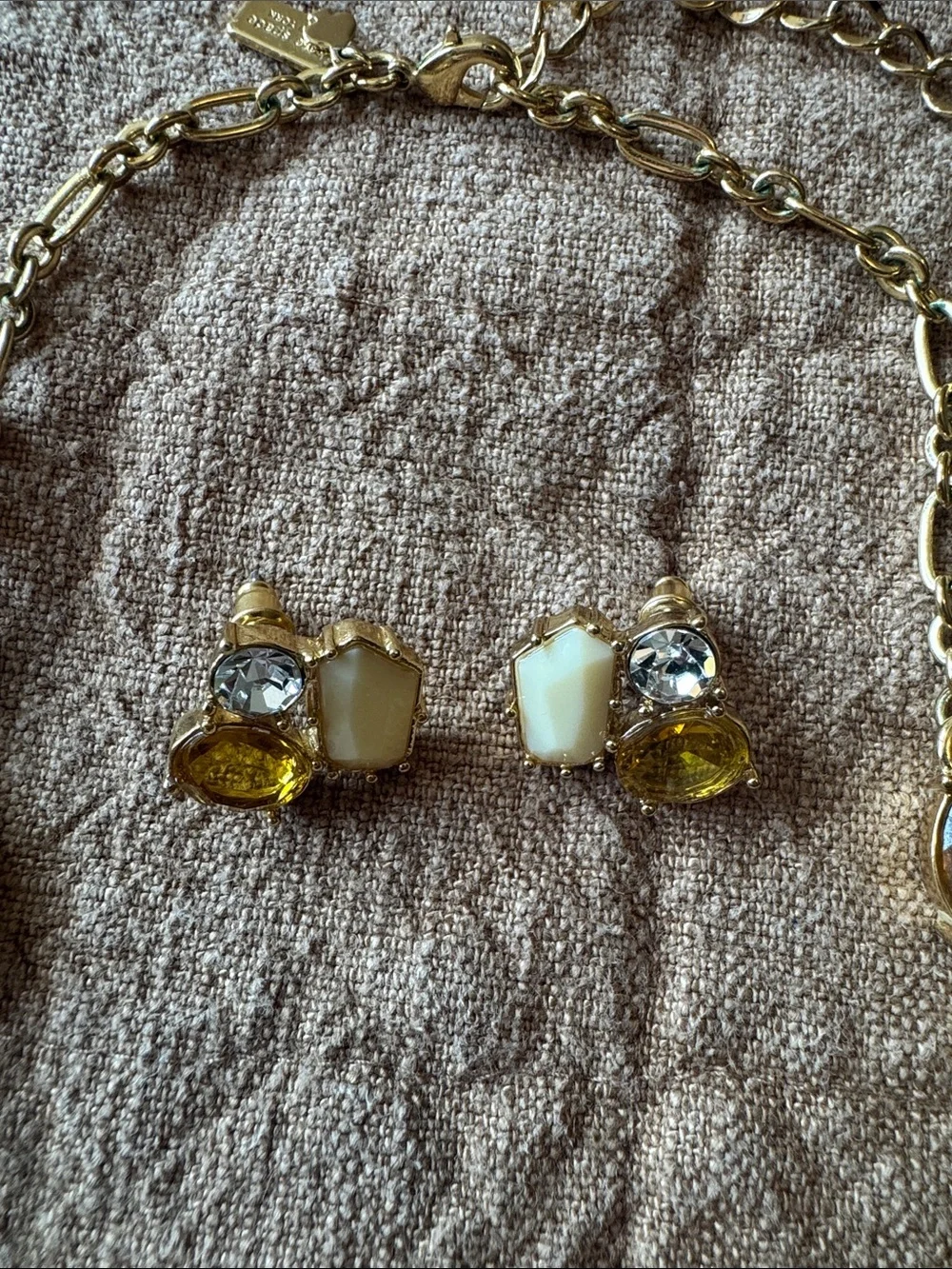 Kate Spade Crystal Fiesta Necklace & Earrings Set